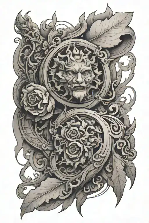 Wood Carving Upper Arm Slee Based
