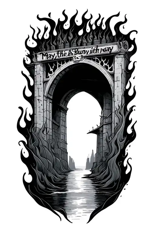 May The Bridges I Burn Light The Way With Flames