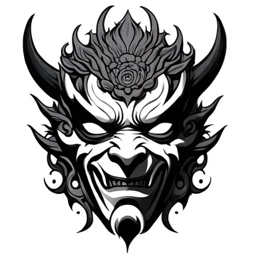 Side Oni Mask