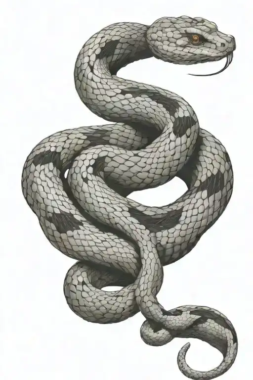 A Snake Will Be Depicted On The Hand