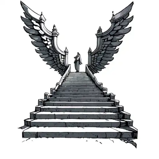 Winding Stairway To Heaven Gates