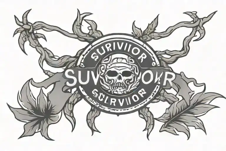 Survivor Logo With A Hidden
