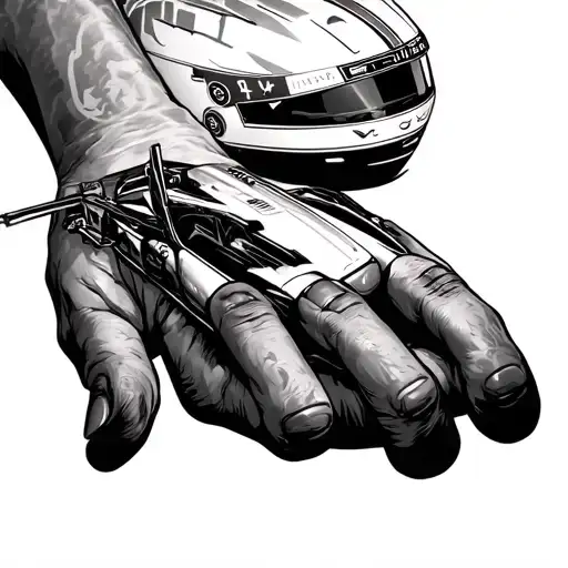 F1 In Hand Holding