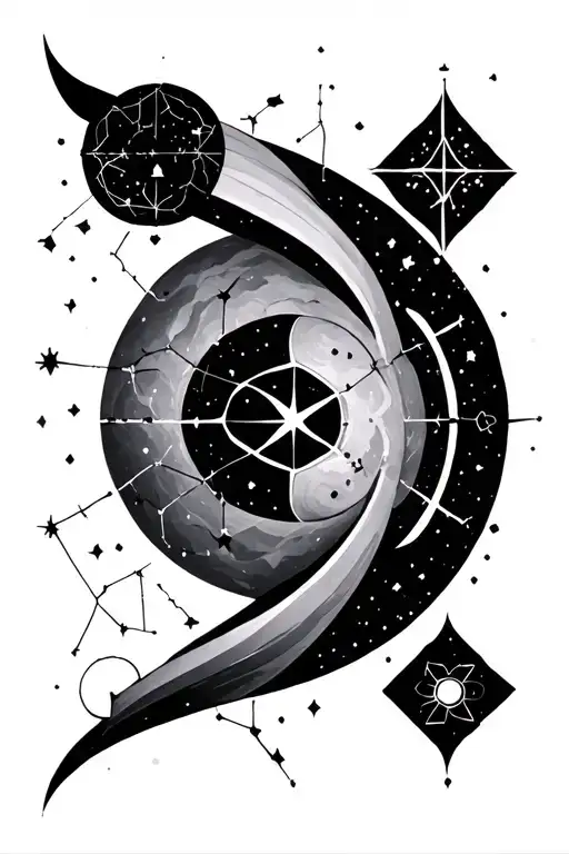 Akra Symbols Forming Constellations