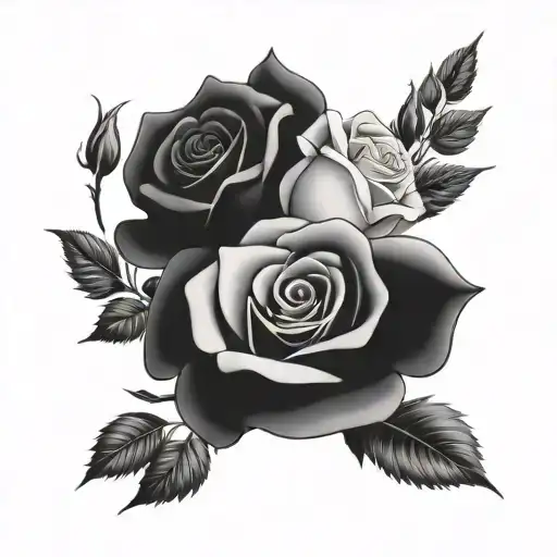Roses And Romain Numerals