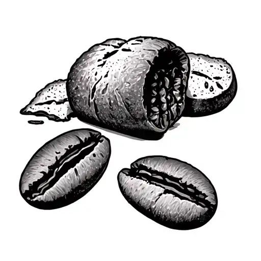 Coffee Bean And Bread