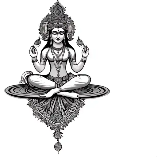 Goddess Lakshmi Symbol For Wealth