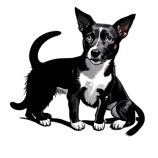 Hand With Silhouette Of Cat And Dog