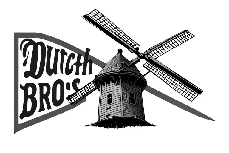 Dutch Bros Windmill Tower