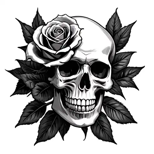 Skull Rose