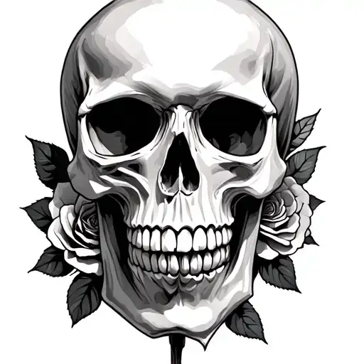 Skull And Rose Sagittaruis