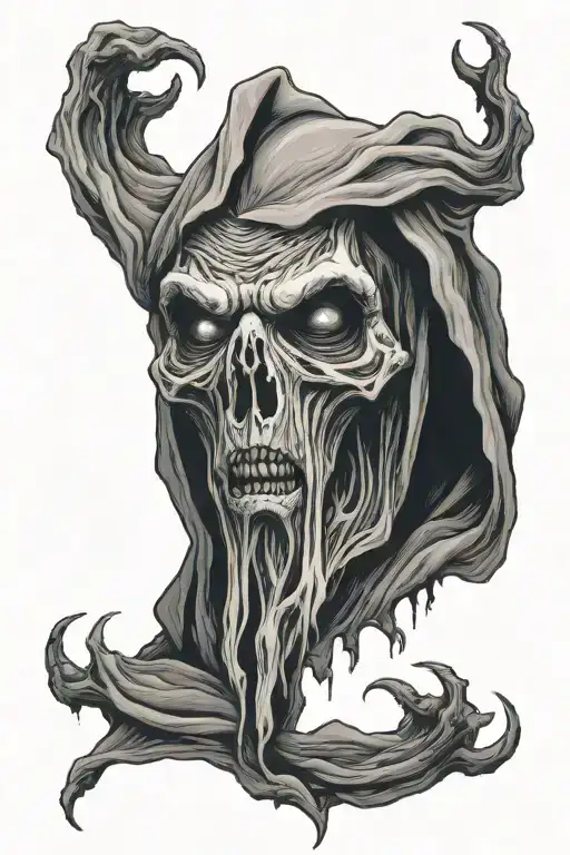 Dementor From Harry Potter With Other Harry Potter Theme Chin