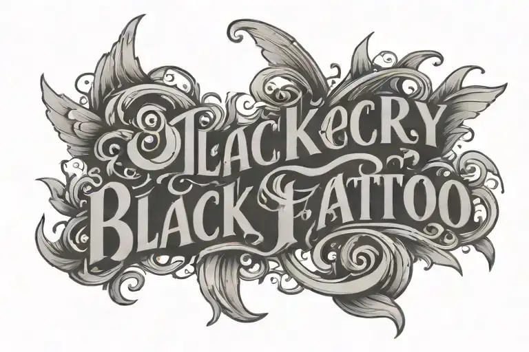 Lettering Tattoo With The Words