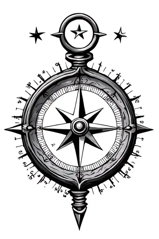 Compass And Stars