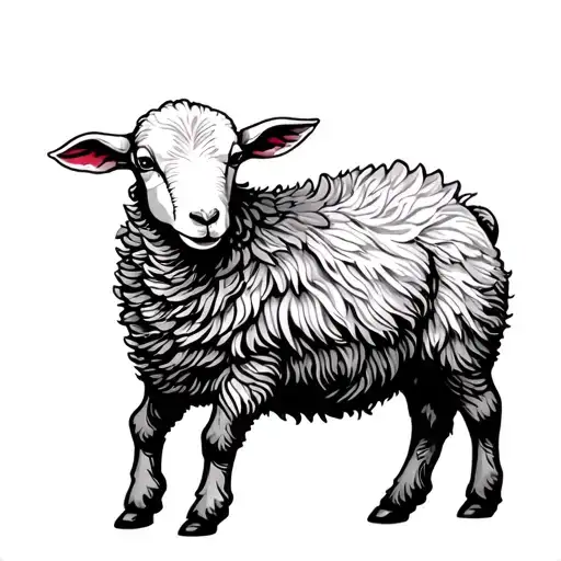 Lamb Gentle Standing