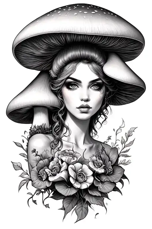 Mushroom Head Sexy Lady