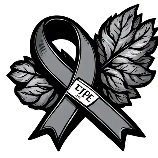 Type 1 Diabetes And Celiac Disease Awareness Ribbon