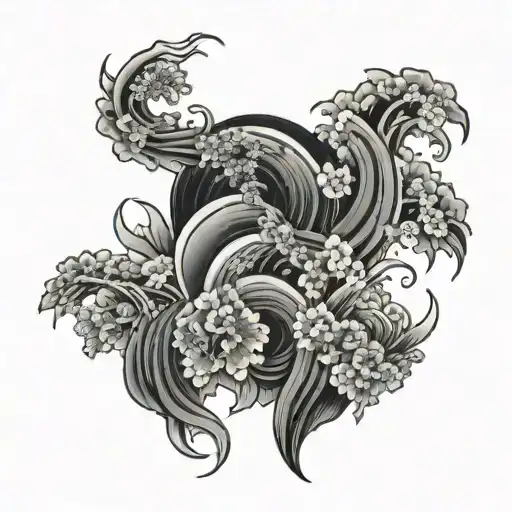 Japanese Dark Sleeve With Varying Filler