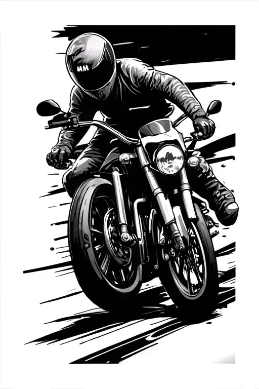 Graffiti Motorbike Sleeve