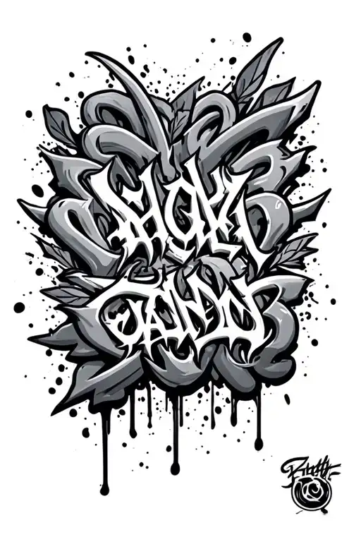 Graffiti In Colour Sleeve Design