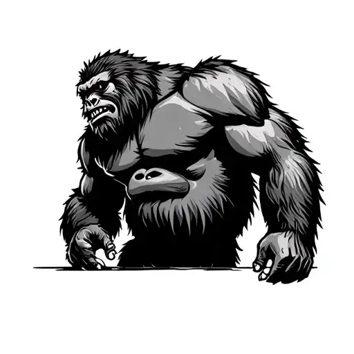 Simplistic Bigfoot