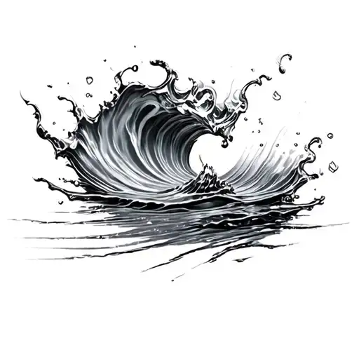 A Realistic Water Ripple Water Waves And An Harmonic Series In The Background