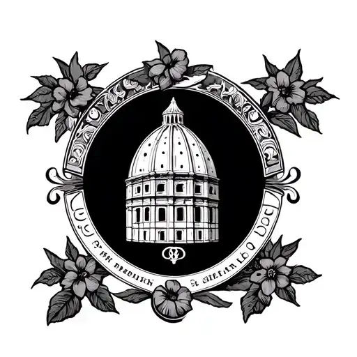 Outline Of Sicily With Florence Symbol Integrated