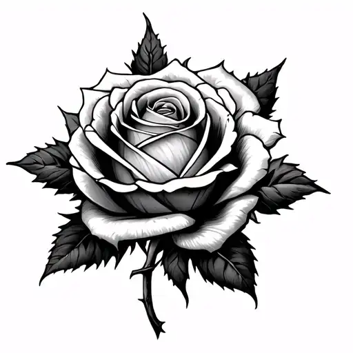 Thorny Rose That Turns Into Barbed Wire