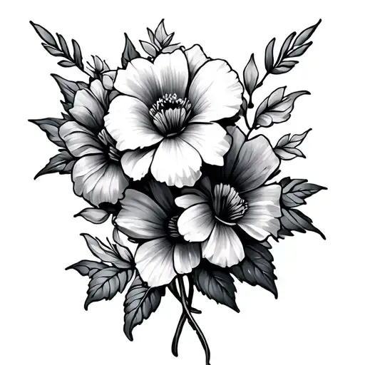 Flowers For Shoulder