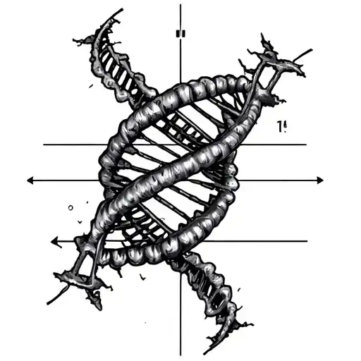 Gps Co Ordinates As A Dna Strand