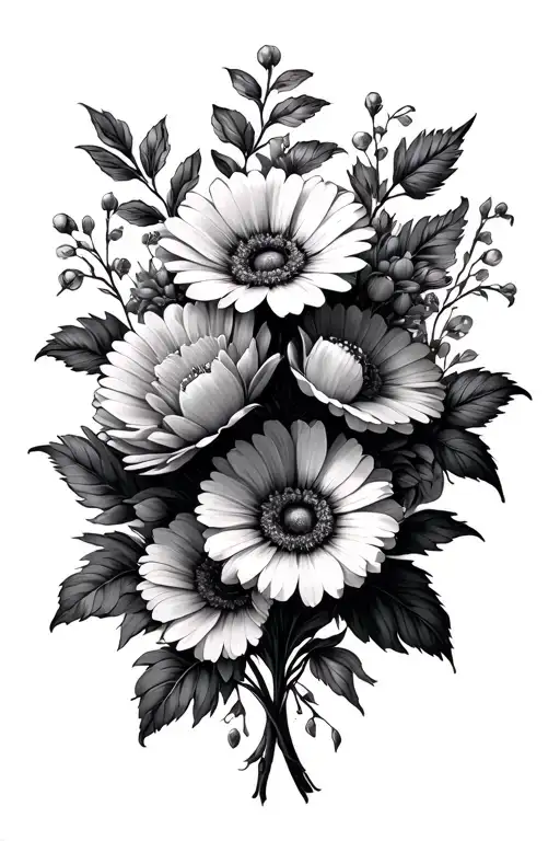 Birth Flower Bouquet