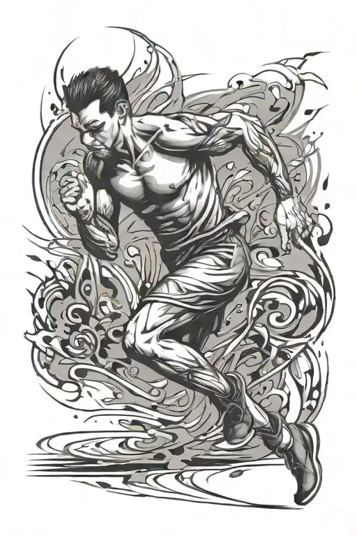 Runner Sprinting