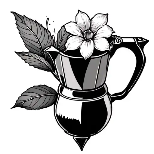 Moka Pot Plant Flower