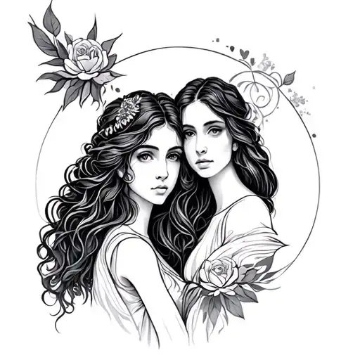 Virgo Strength Eternal Love Mother Daughter