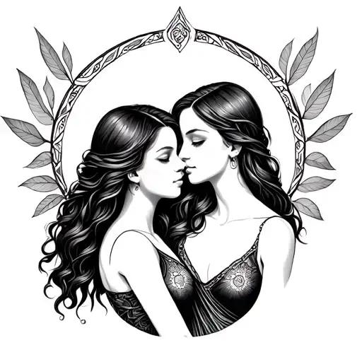 Virgo Strength Eternal Love Mother Daughter