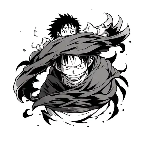 Luffy Gear 5 With Zoro On Top