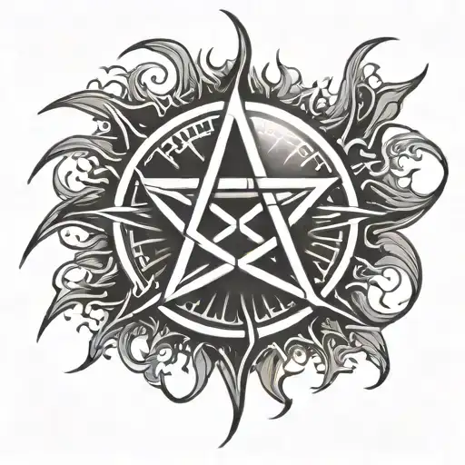 Supernatural Anti Possession Symbol Simple No Shading