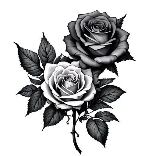 Rose Heaven Holding Hands