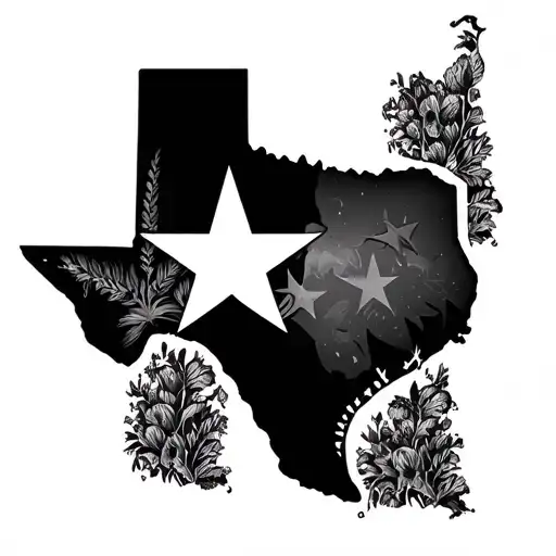 State Of Texas State Outline