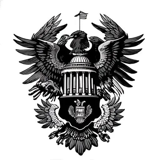 Shooting Of The White House In Russia In 1993