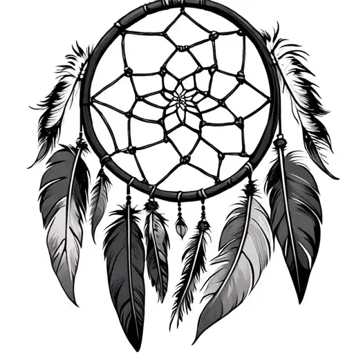 Eagle Feather Feather Native Dreamcatcher