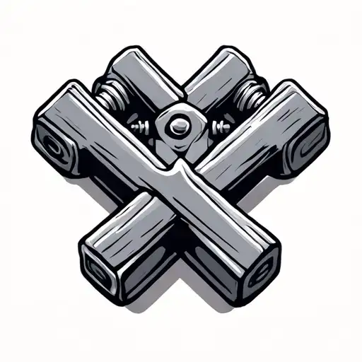 Cross With Weights Representing