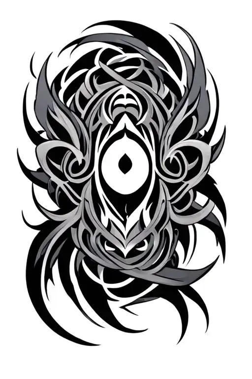 Symmetrical Neo Tribal Style