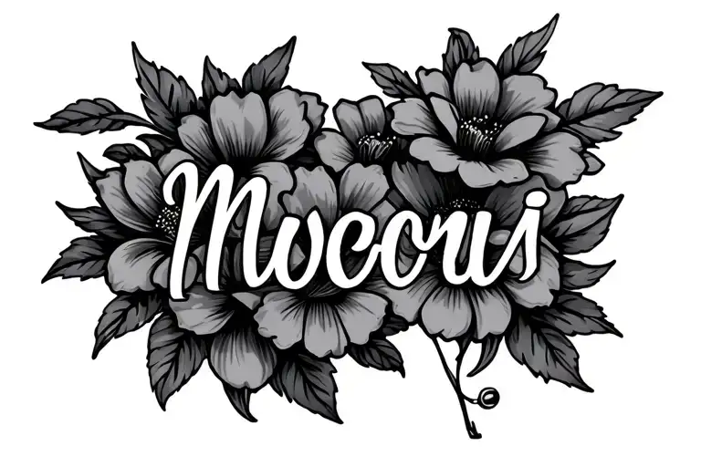Name With Flowers