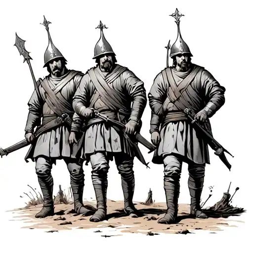 Soldiers Of The Ancient Thirds Of Flanders