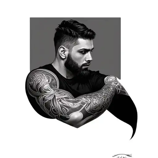 Personalized Man Full Arm