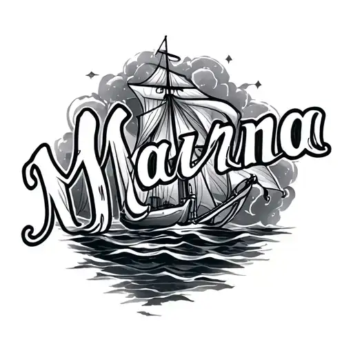 Marina Name Tatto