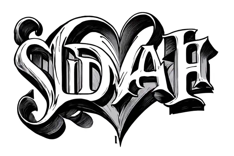 S I D D A N T H Letter Inside Representing The Client's Love