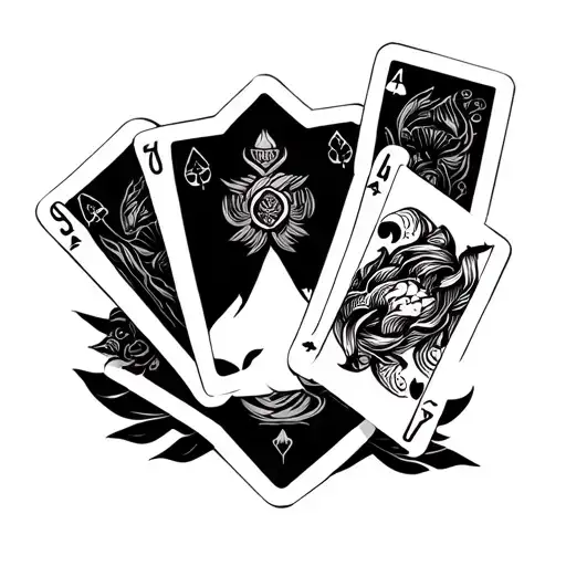 Hwatu Cards On Arm