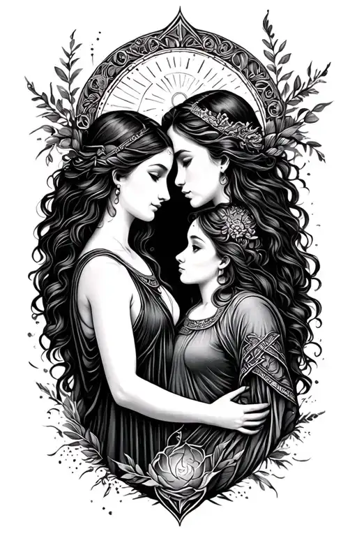 Aquarius And Saggitarius Mother Daughter